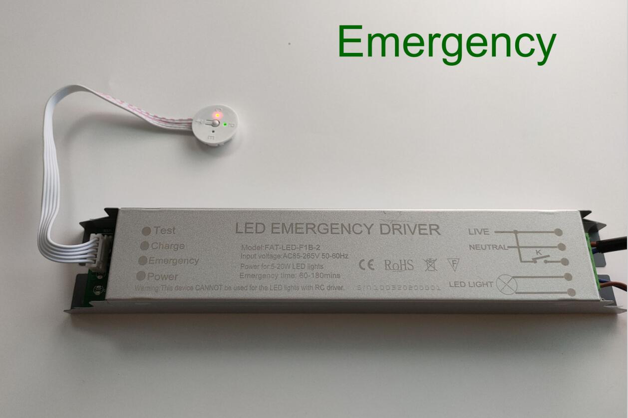 Emergency power supply for LED tube Light