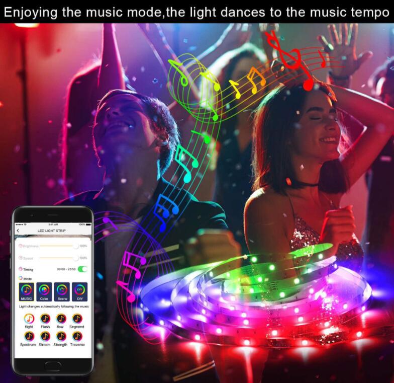 5050 RGB Bluetooth Music Chasing strip
