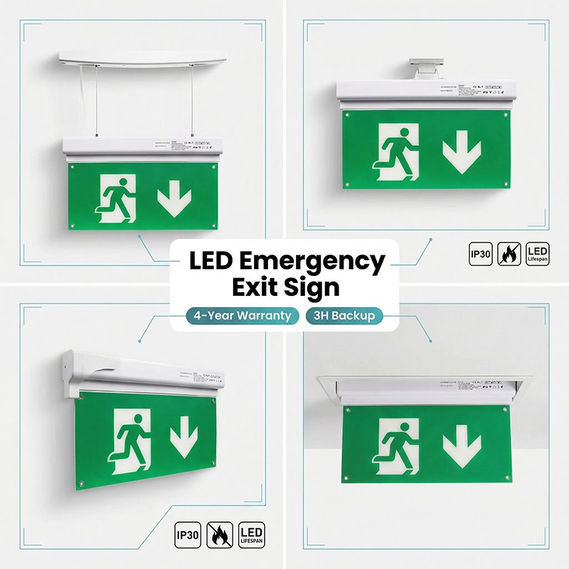 Jialinghang 4W LED Emergency Exit Sign